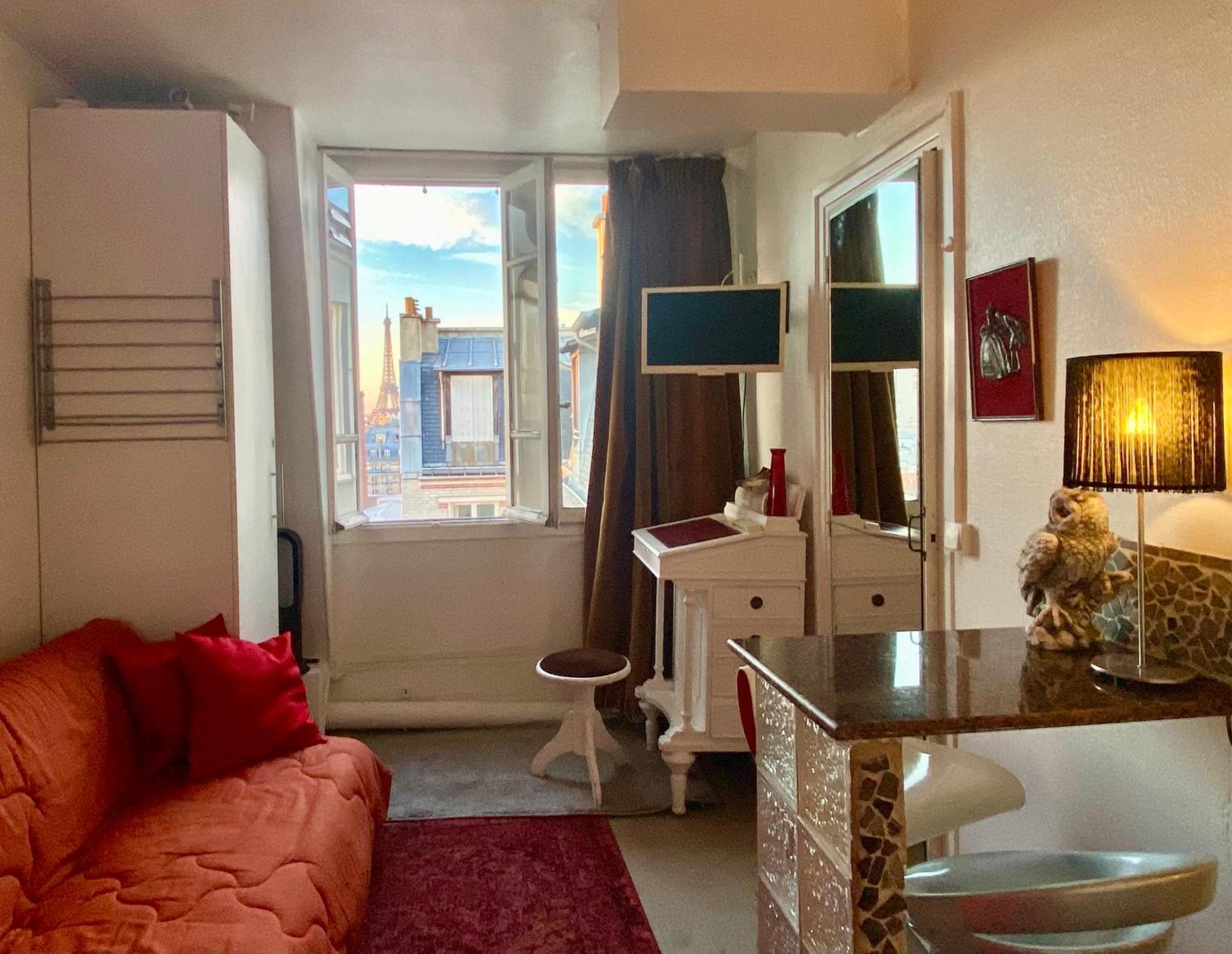 Studio Chic Paris Tour Eiffel Near Eiffel Tower 7Th Floor Zewnętrze zdjęcie